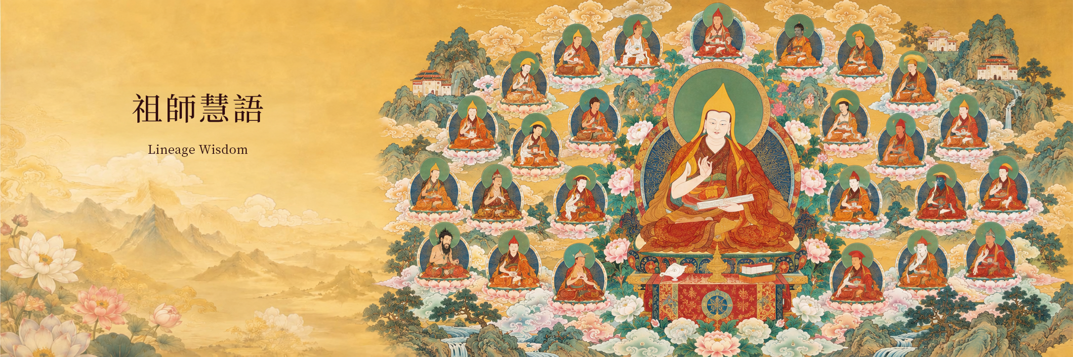 祖師語錄橫幅